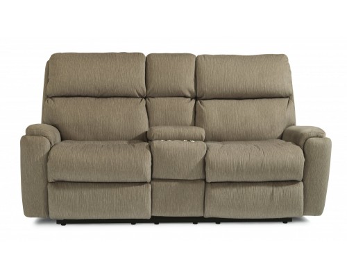 Rio Power Reclining Loveseat with Console